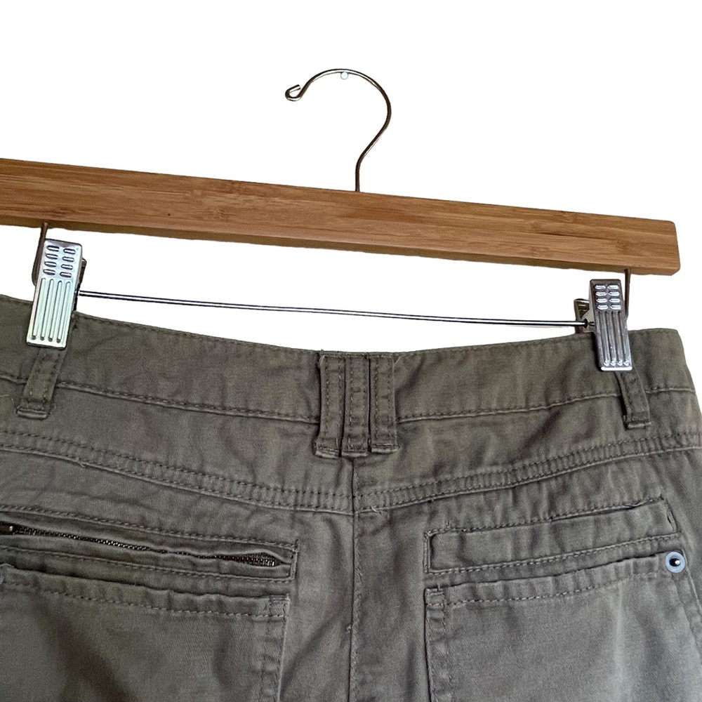 Da-nang low rise cargo pants in olive green Y2K - Picture 11 of 15